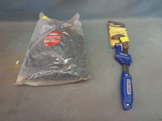 Vice grip and cable ties