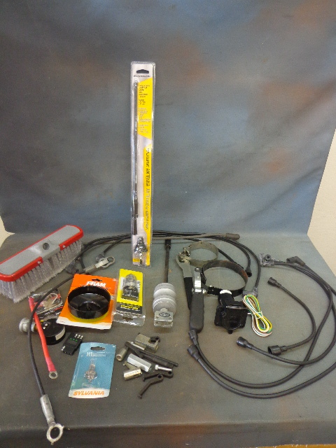 Spark plug wires, filter wrench, and more