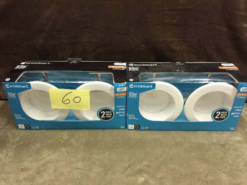 Ecosmart 65W Soft White lot 2