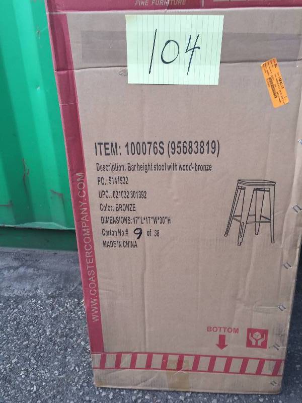 Coaster 2-piece Metal Bar Stool Set