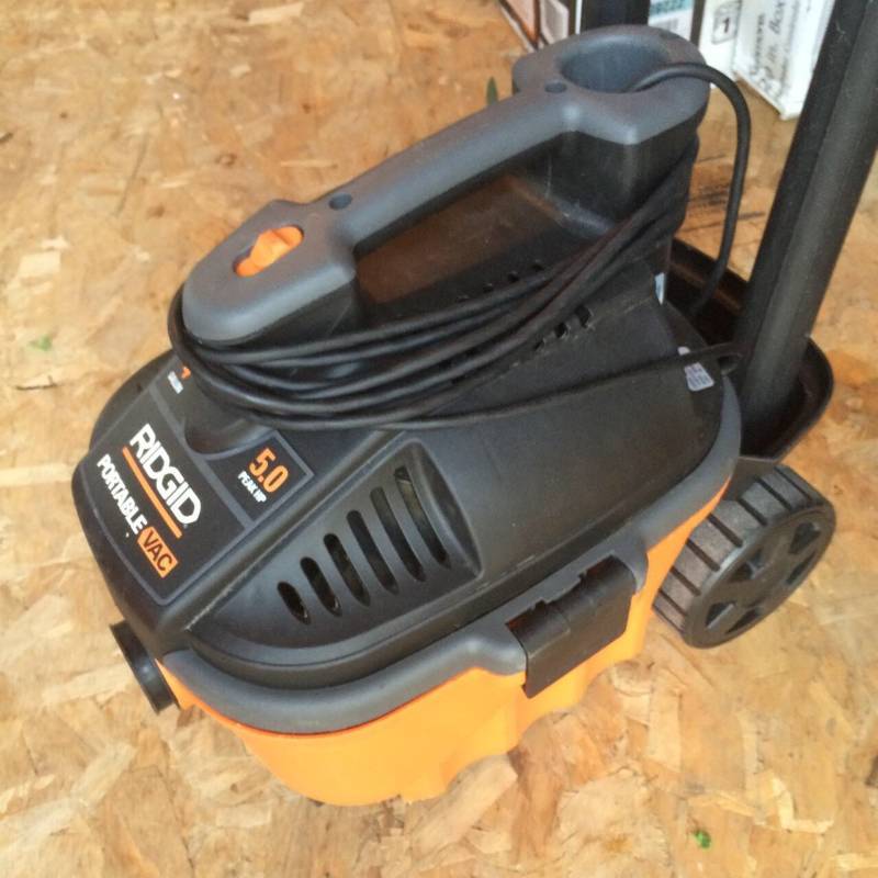 Ridgid Portable 4 Gal wetdry Vac