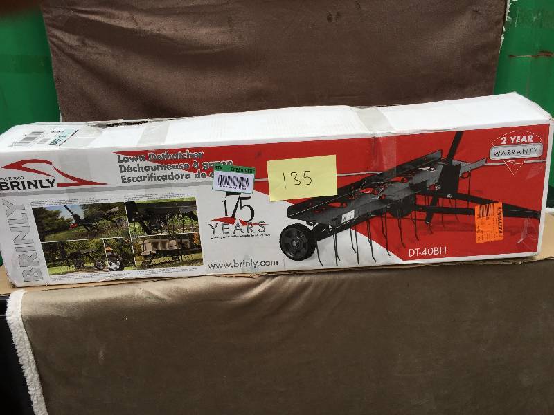 Brinly DT-40BH Tow Behind Dethatcher, 40-Inch New