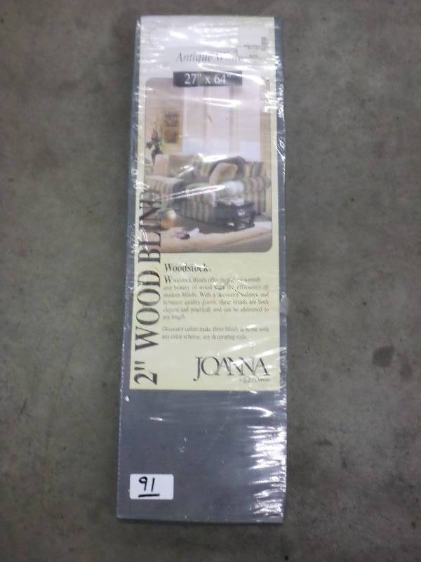 lot 91 image: New Antique White 27x64 Joanna 2...