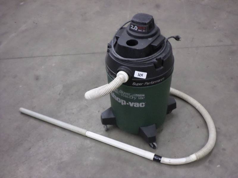 lot 101 image: ShopVac 12-Gallon WetDry Vac Set ...