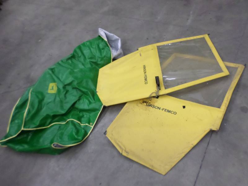 lot 112 image: (1) Set Of Soft-Sided Tractor Cab D...