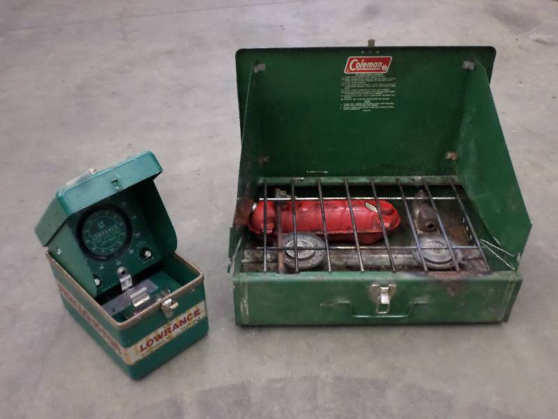 lot 145 image: (1) Lowrance Fish Lo-K-Tor & (1) Co...