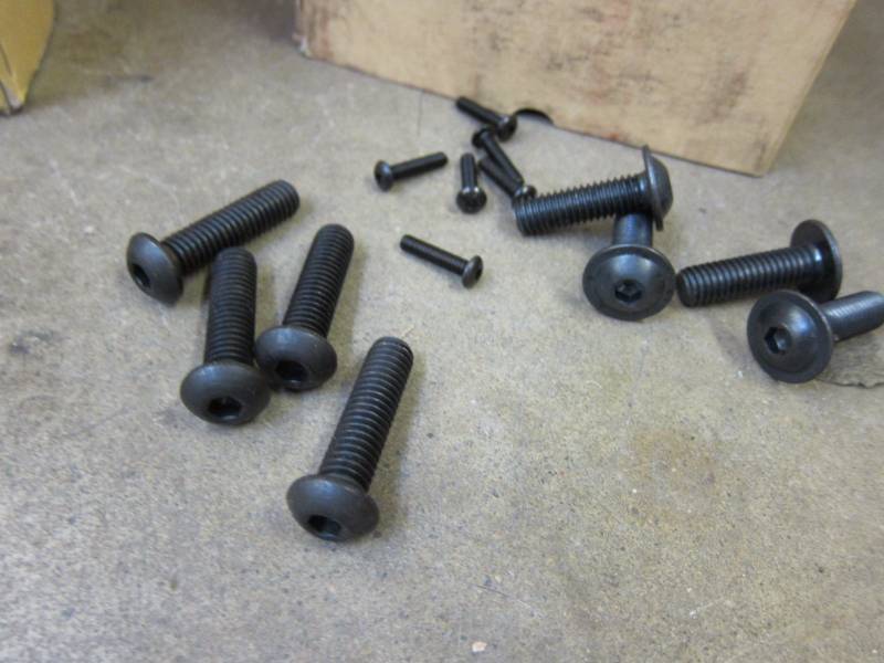Assorted Hex Button Head Cap Screws