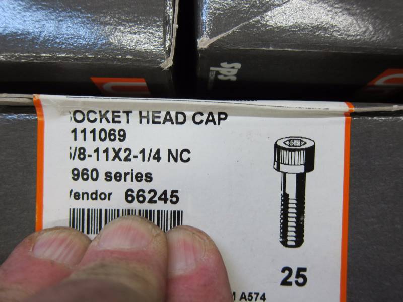 Assorted Socket Head Cap Screws