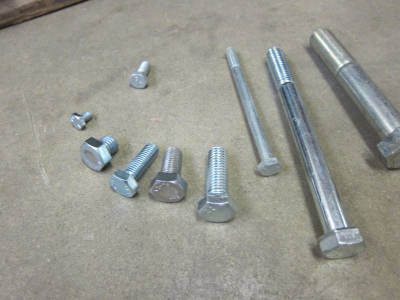 Assorted Hex Head Cap Screws