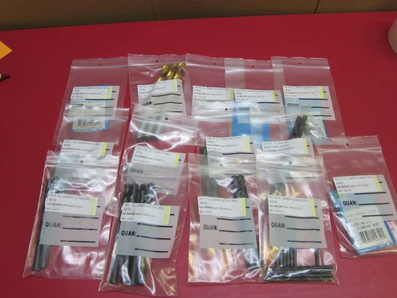 Assortment of High Speed Drill Bits
