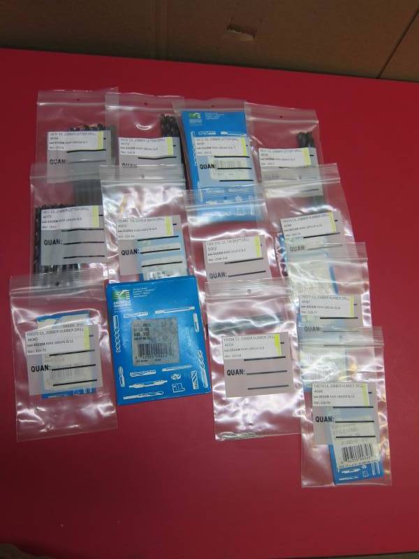 Assortment of High Speed Drill Bits