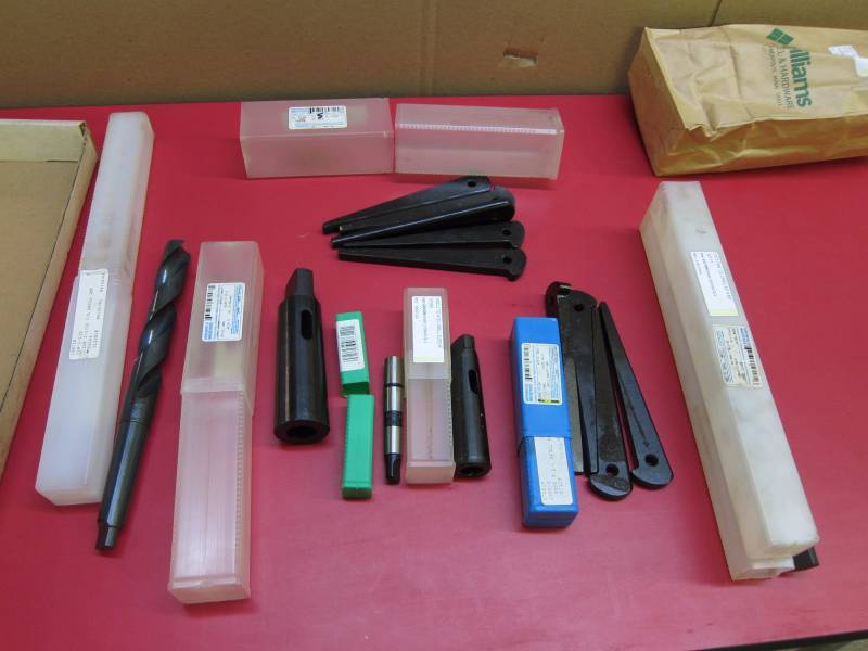 Assortment of Large HS Drill Bits & Drifts