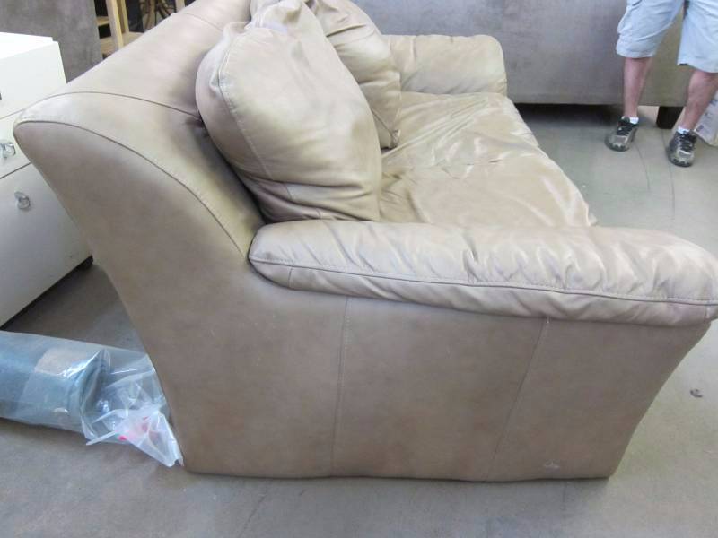 Leather Loveseat