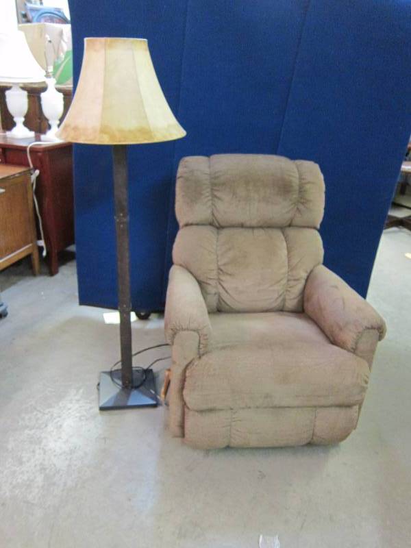 La-Z-Boy Rocker Recliner & Floor Lamp