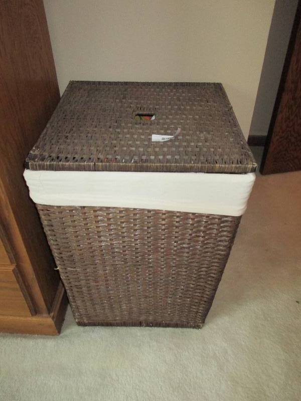 wicker hamper