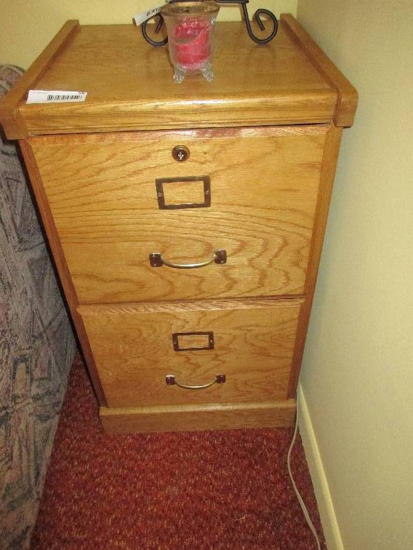 Wood file cabinet