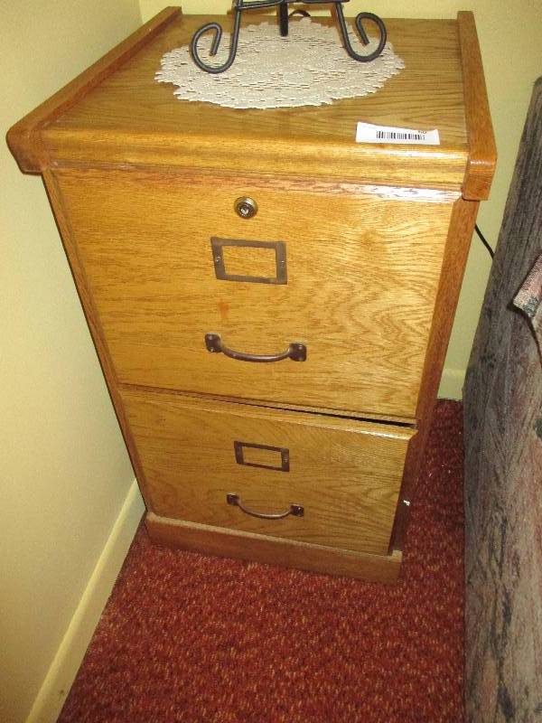 Wood file cabinet