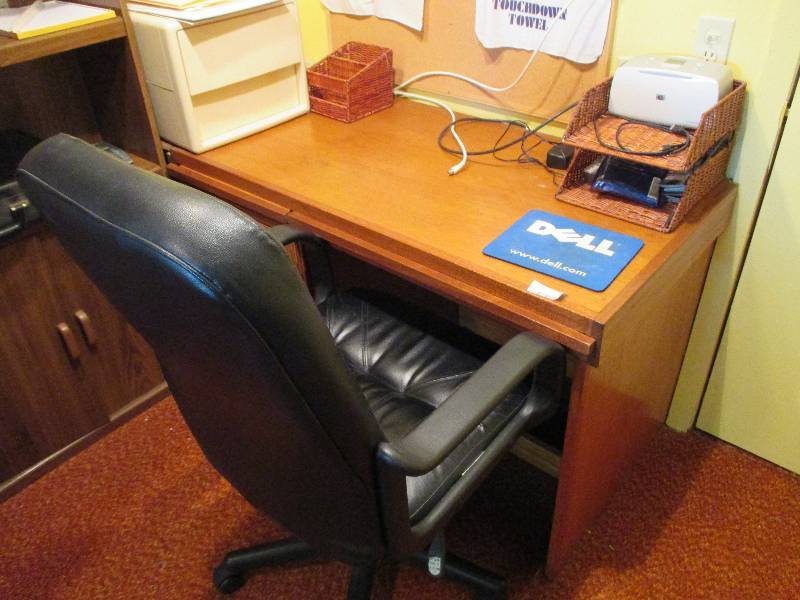 Desk and chair