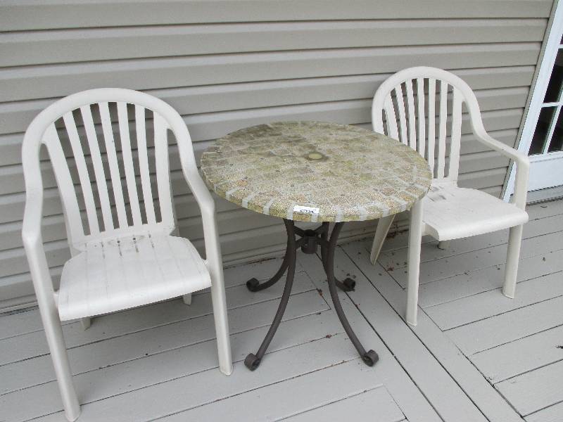 Table and chairs