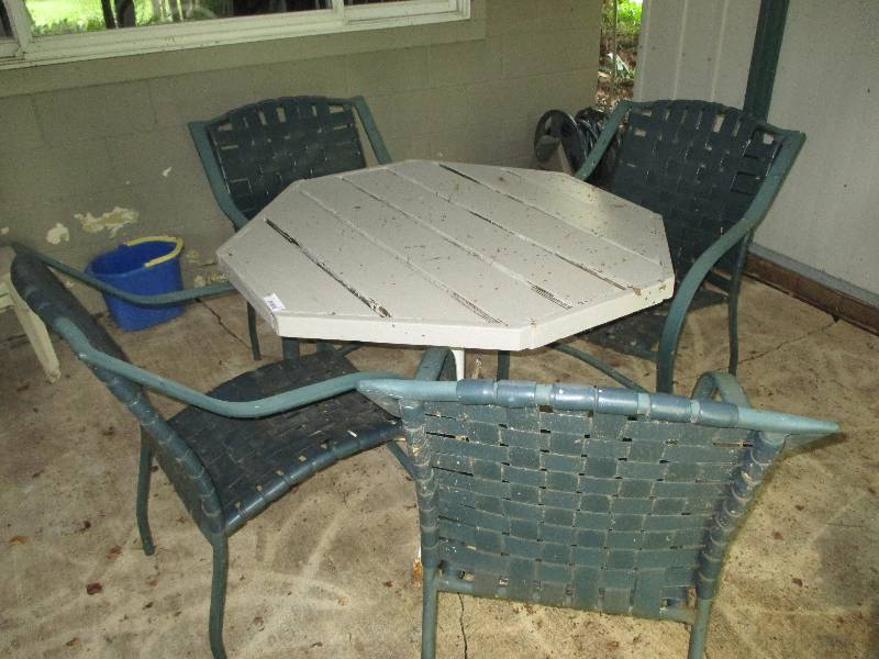 Table and chairs