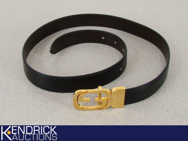 lot 19 image: Authentic Mint Condition Gucci Womens Leather Belt
