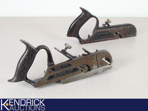 lot 87 image: 2 Antique Stanley Wood Planers