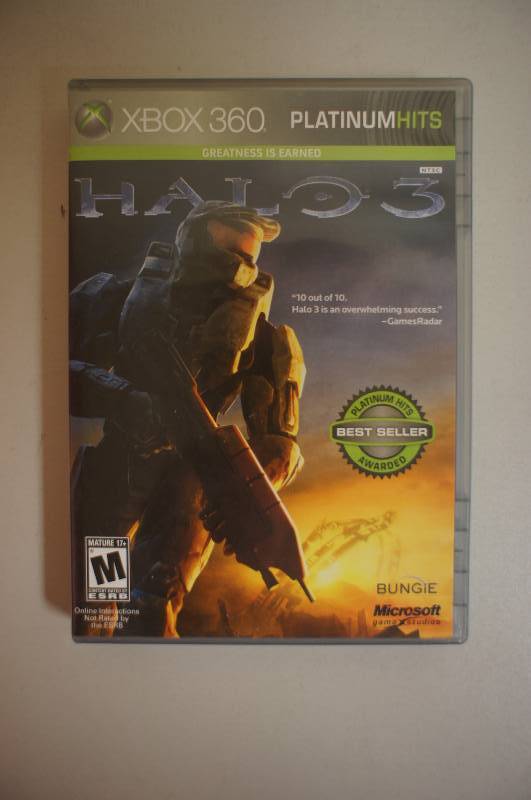 Xbox 360 Halo 3 Platinum Hits Video Game
