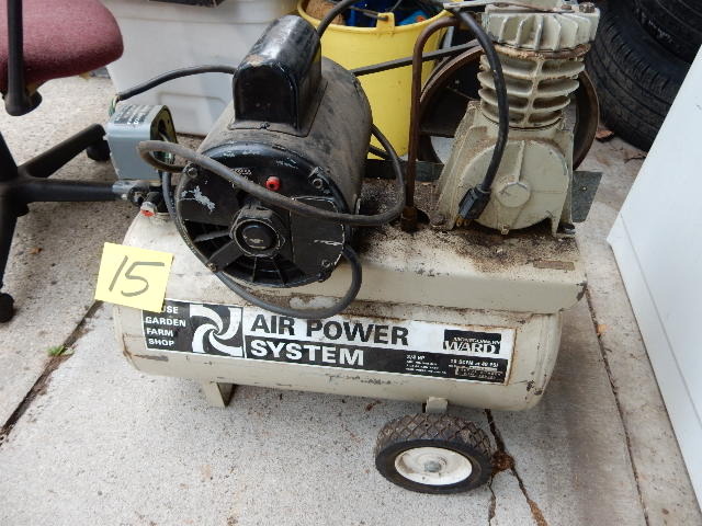 lot 15 image: Montgomery Wards Air Compressor