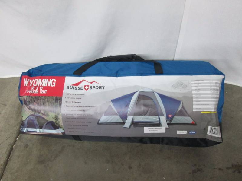 lot 23 image: Suisse Sport 18 x 10 3-Room Tent