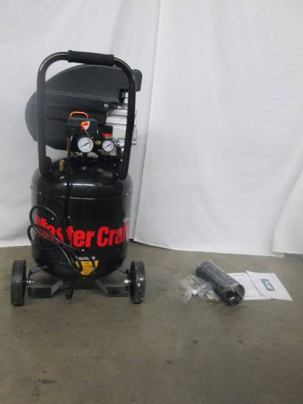 lot 16 image: Master Craft 10-Gallon 3.5HP Air Compressor