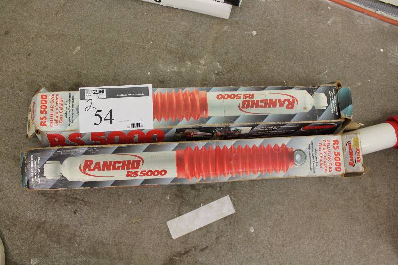 lot 54 image: Box Lot of (2) Rancho RS 5000 Cellular Gas Suspension Shock Boots.