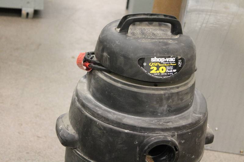 ShopVac QSP Wet/Dry Vac; 2.0HP; Model QPS20. Maple Plain Vehicle and