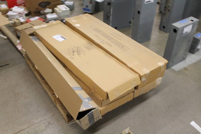 lot 73 image: Box Lot of (7) Including Fixture Lenses, 1 x 4 & 2 x 4.