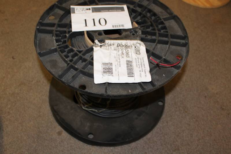 lot 110 image: Communications Cable Reel 162-OP Black Commercial.