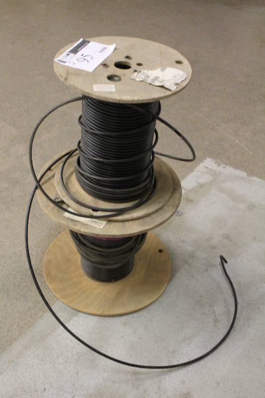 lot 95 image: Lot of (2) Communications Cable Reel.