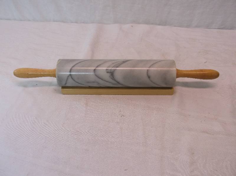 lot 78 image: Marble rolling pin