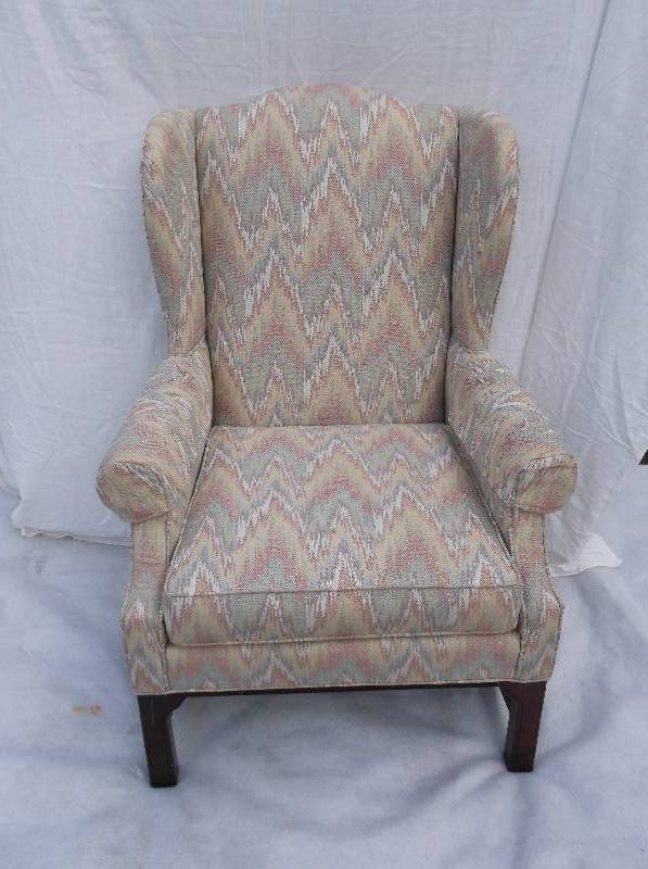 lot 110 image: Wingback chair