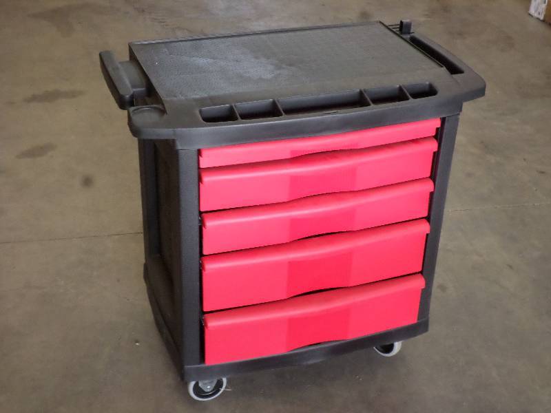 Unused Rubbermaid Rolling Work Stat...