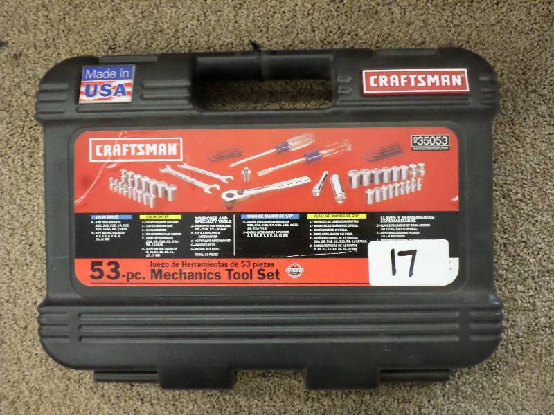 Unused Craftsman 53-Piece 14 & 3...