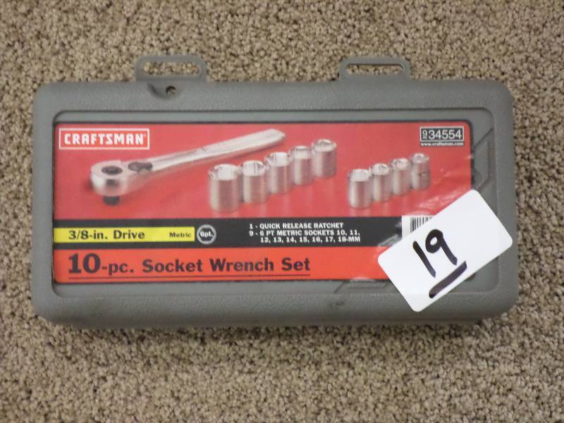 Unused Craftsman 10-Piece 38-Driv...