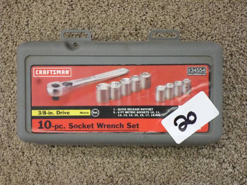 Unused Craftsman 10-Piece 38-Driv...