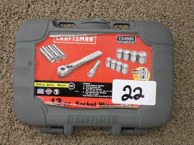 Unused Craftsman 13-Piece 38-Driv...