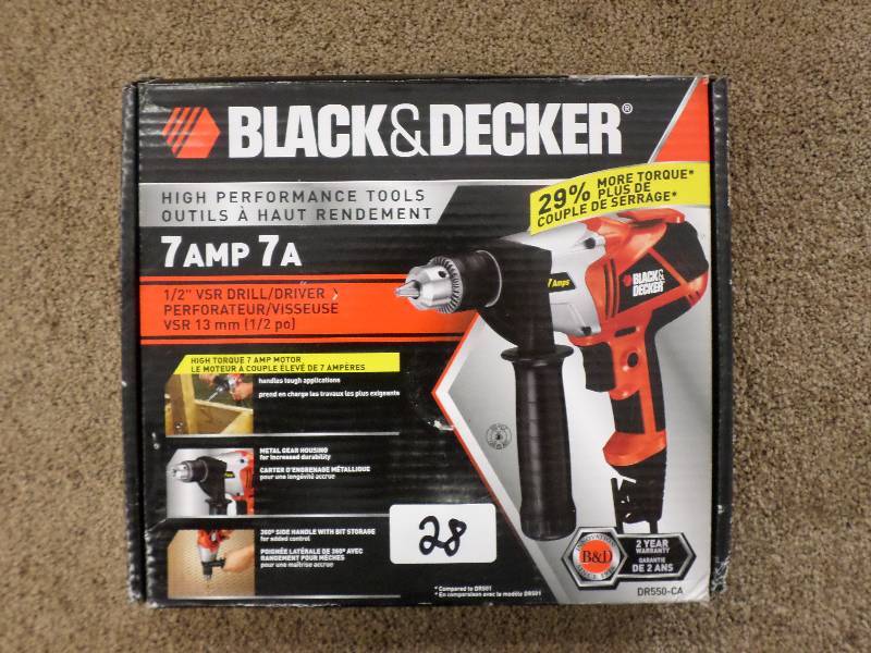 Unused Black & Decker 12 VSR Dril...