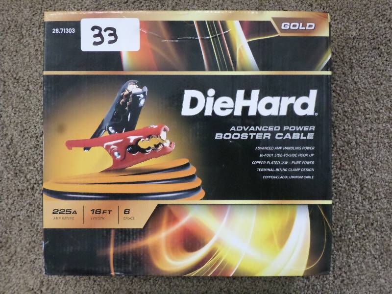 Unused DieHard Gold 225Amp 16ft 8-G...