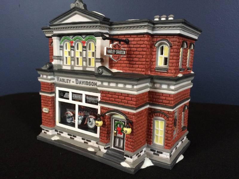 Dept 56 Harley-Davidson City Dealership