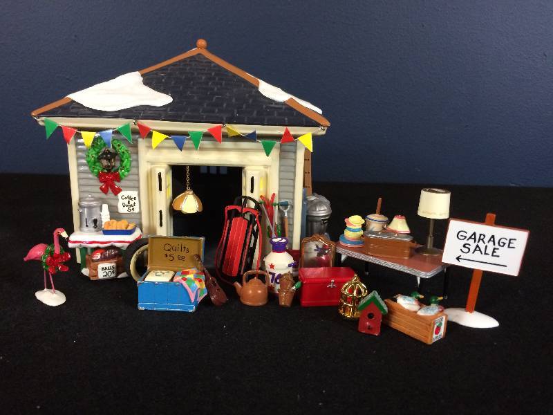 Dept 56 Another Mans Treasure Garage Sale