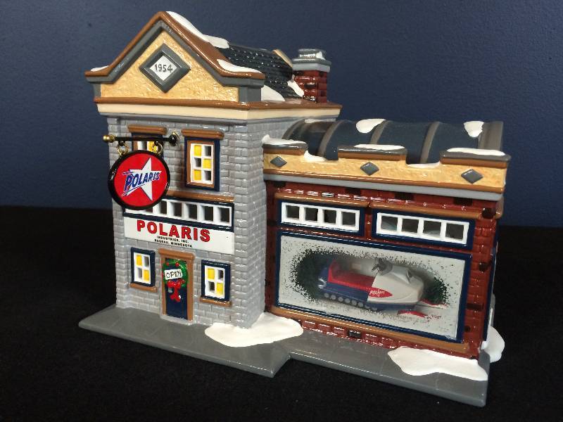 Dept 56 Polaris Snowmobile Dealership