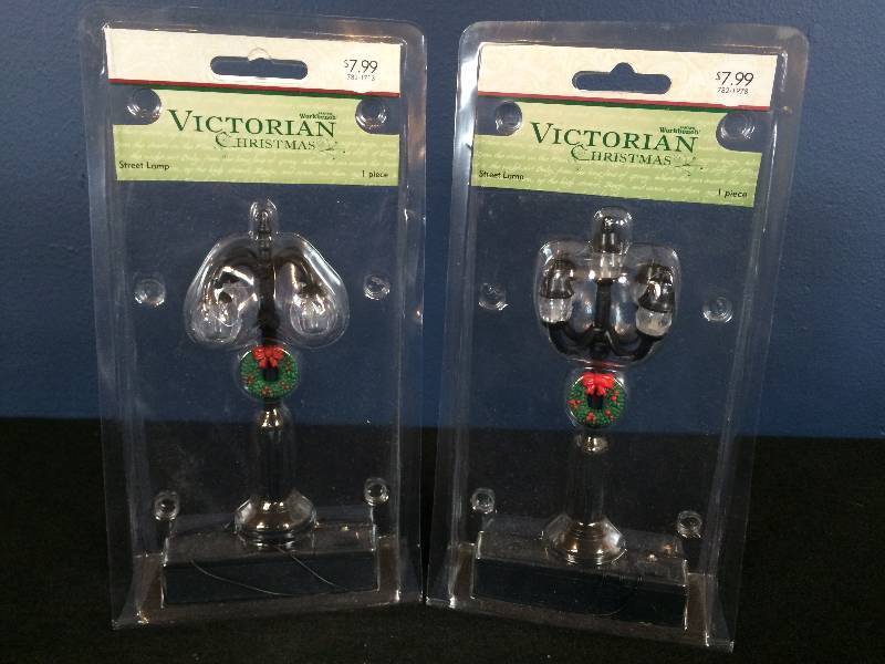 Dept 56 Victorian Christmas Street Lamps