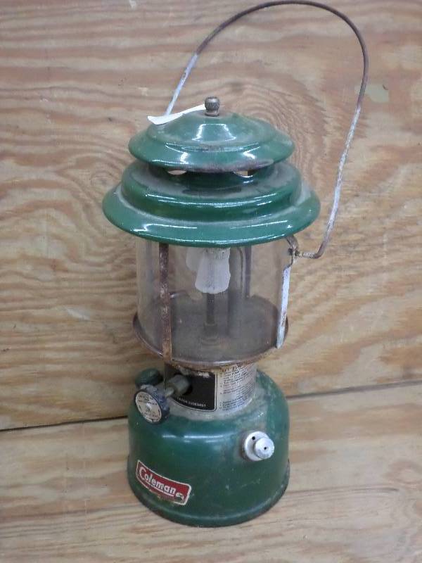 lot 14 image: Coleman Gas Camp Lantern ...