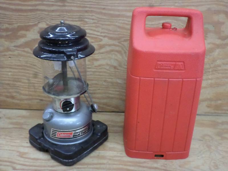 lot 15 image: Coleman Gas Camp Lantern ...